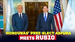 Honduras&rsquo; Prez-elect Nasry Asfura meets U.S. Secy of State Marco Rubio in Washington DC