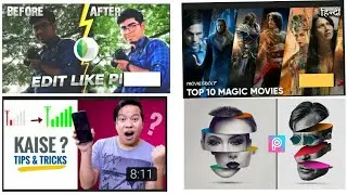How To Make Multi Images Thumbnail In Android | Pro Thumbnails Trick | Picsart Editing Tutorial