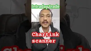 Chartink stock scanner| intraday trading scanner #shorts #daytrading #ytshorts