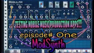Android Music App. Mobile App Synthesizer Keyboard Beatmaking