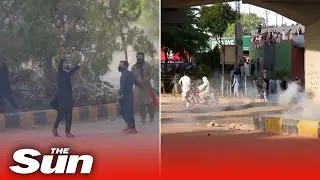 Protestors storm streets in Pakistan after arrest of former PM Imran Khan