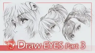 【Draw EYES】How to Draw ANIME EYES to my style in 2025 ( Part 3 ) | Step by Step  ( female )