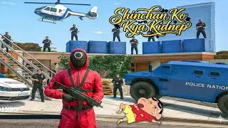 🎯 Shinchan Ko Kya Kidnep Squid Game Soldier ! Fz gaming studio ! Indian Theft Aura Simulator Game 😱