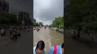VIRAR RAIN NEWS TODAY MUMBAI RAIN| WATERLOGGED ROADS #trending #viral