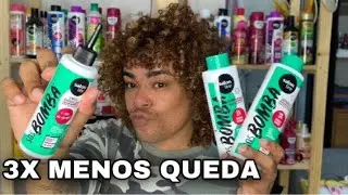 RESENHA LINHA COMPLETA S.O.S BOMBA ANTIQUEDA SALON LINE -DICAS PARA A QUEDA  DE CABELO