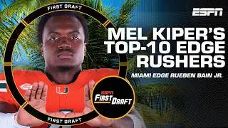 😤THE TOP-10 EDGE RUSHERS of 2026 NFL Draft😤 w/Mel Kiper & Field Yates! | First Draft🏈