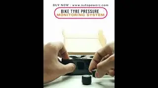 Bike Tyre Pressure Monitoring System Universal With USB Charging Port #autopowerz #shortsvideo