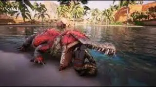 Conan Exiles Matando o Crocodilo Boss