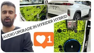 TOYOTA HYRYDER MODIFIED👌| HYRYDER PREMIUM AUDIO UPGRADE🔊| BLAM AUDIO | CTK DAMPING | PAL MOTORS