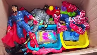 Marvel Spider-Man series unbox,popular Spider-Man action dolls,Spider-Man popular electric toy gun