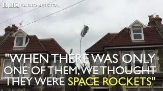 45-metre high floodlights at the County Ground