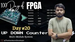 Up Down Counter on FPGA (Metastability & Sync Explained) | 100 Days of FPGA