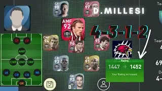 D. MILLESI 4-3-1-2 GAMEPLAY REVIEW#1💥