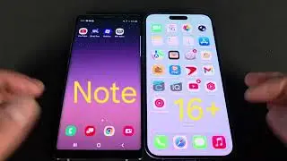 Сравнение тестов скорости iPhone 16+ и Samsung Note 8