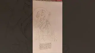 drawing Saraswati mata in an easy way #abstract drawing #Saraswati Mata #drawing#Saraswati Puja