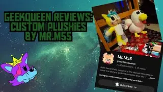 Geekqueen Reviews: Customized Plushies Made By Mr.M55 