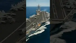 The aircraft carrier USS ABRAHAM LINCOLN sails carrying aircraft #shortvideo #shorts