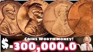 Top 3 ultra One Cent coins Rare shield pennies worth a lot of money! Coins worth money!