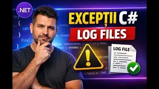 Cum gestionezi EXCEPȚIILE &icirc;n C# .NET și creezi fișiere LOG ca un profesionist (Partea 04)