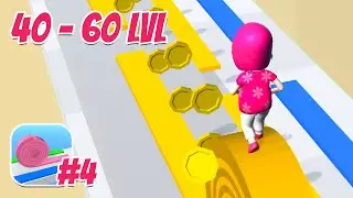 Layers Roll - level 40 to 60 | Gameplay #4