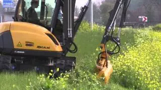 Mecalac 8mcr mowing greenjob