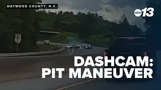 Dashcam footage: High-speed chase ends in PIT maneuver in NC