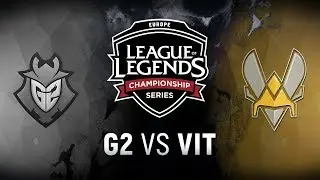 G2 vs. VIT - Week 9 Day 2 | EU LCS Spring Split |  G2 Esports vs. Team Vitality (2018)