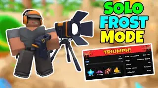 Solo Frost Mode Triumph With Spotlight Tech | Tower Defense Simulator