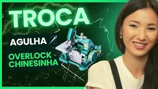 Como Trocar a Agulha da Overlock Chinesinha Passo a Passo (Seme Industrial)