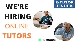 HOW TO BECOME AN ONLINE TUTOR AT E TUTOR FINDER
