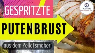Gespritzte Putenbrust vom Pellet-Smoker     #traeger #bbq