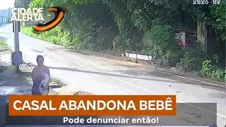 Casal &eacute; preso ap&oacute;s abandonar beb&ecirc; no meio da rua em Minas Gerais