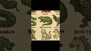 BERIKUT INI ADALAH MAKHLUK MITOLOGI INDONESIA #shorts