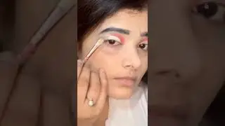 Indian Flag Inspired Eye Makeup//#short