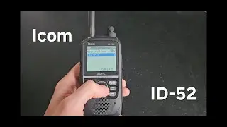 Icom ID-52 Using the GPS