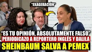 “Tanta exageración”, Sheinbaum da lección a periodista extranjero junto  con Dalila Escobar