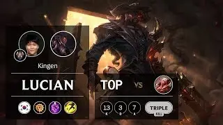 Lucian Top vs Vladimir - KR Challenger Patch 9.20