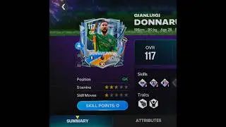112 Ovr Donnarumma ☠️ #fcmobile #fifamobile #eafc #fifa #shorts