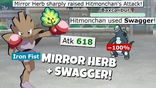 IRON FIST MIRROR HERB SWAGGER HITMONCHAN IS BROKEN IN POKEMON SCARLET AND VIOLET!