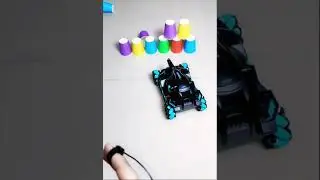Gesture sensor tank with watch and remote | drifting tank toy with lights and music
