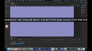 Adobe Animate - Setting Up & Saving the Workspace