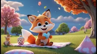 Fuzzy Fox Eats His Snack | Animal Snack Time Song for Kids | Fun Learning Rhyme