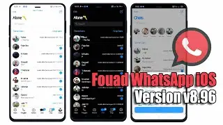 🚩UPDATE WA M0D Terbaru 2022 || Fouad WhatsApp iOS v9.25 -Tampialn iPhone -B0M Chatt -No Password