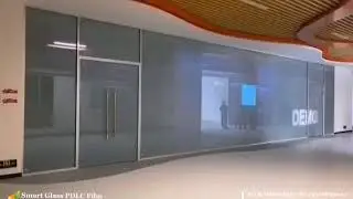 Smart film glass  projection function
