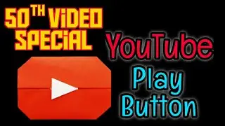 Origami Paper YouTube Play Button #50 | Aditya Ravaliya World
