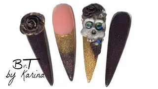 Diseño de Uñas Acrílicas para Halloween (E076) Bold n Trendy Tv
