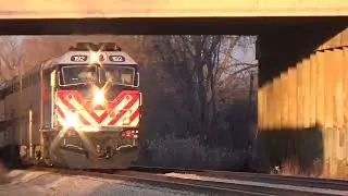 Metra Evening Rush at Worth & Chicago Ridge