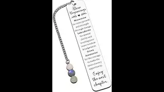 AMBREGRISSUN Crystal Bookmark Review Farewell Gift for Coworkers