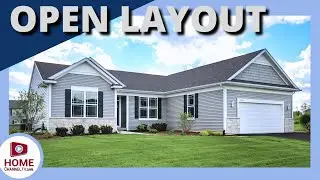 Loving This New Open Concept Ranch Home Design | Full Walkthrough Tour