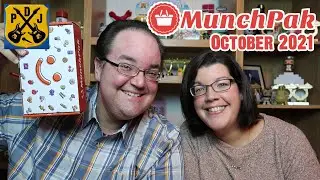 MunchPak Mini Snack Box - October 2021 Unboxing & Taste Test - Some Tricks And Treats - ParoDeeJay